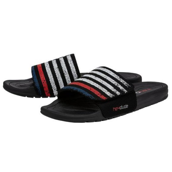 Hey Dude Phoenix Sox Size 11 Slide Patriotic 112194711 New In Box Slides… - Picture 2 of 6